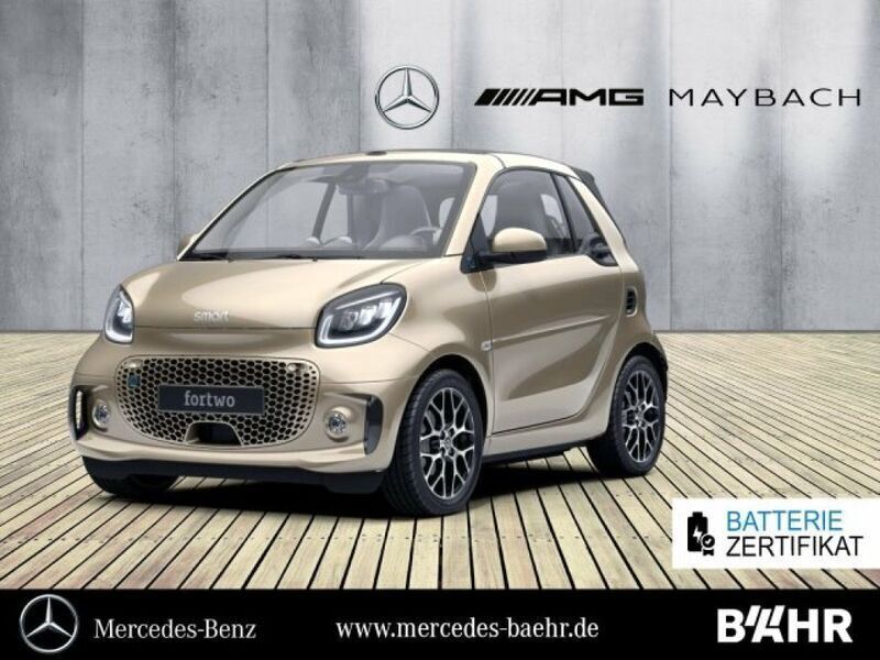 Bodypanels in gold beige () (metallic) Gebraucht 2022 Smart ForTwo Electric Drive Prime Cabrio | 15.950 € (Etwas zu teuer) - Bild 1/4