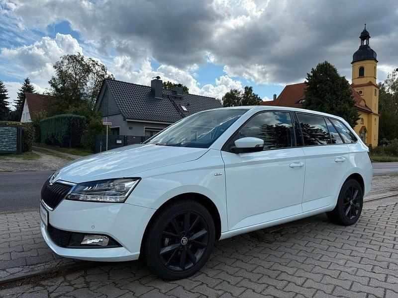 Gebraucht Skoda Fabia 95 PS (69 kW) 2019 Weiß Kleinwagen