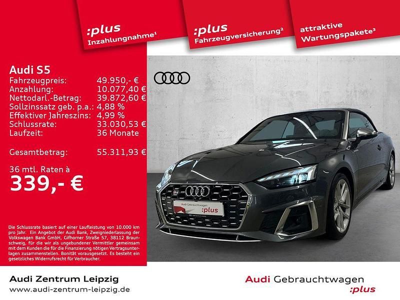 Gebraucht Audi S5 Cabriolet Ambiente 354 PS (260 kW) 2023 Daytonagrau perleffekt Cabrio