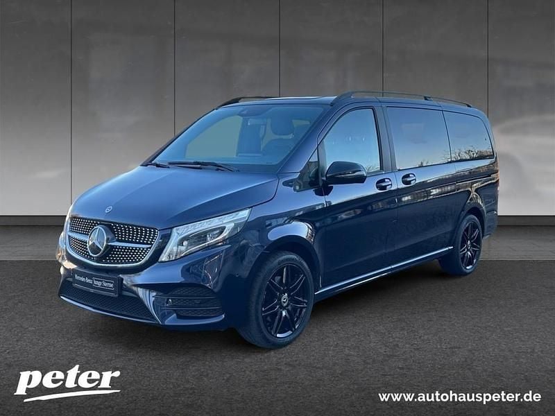 Cavansitblau metallic Gebraucht 2022 Mercedes V250 AMG Van / Kleinbus | 51.490 € (Guter Preis) - Bild 1/4