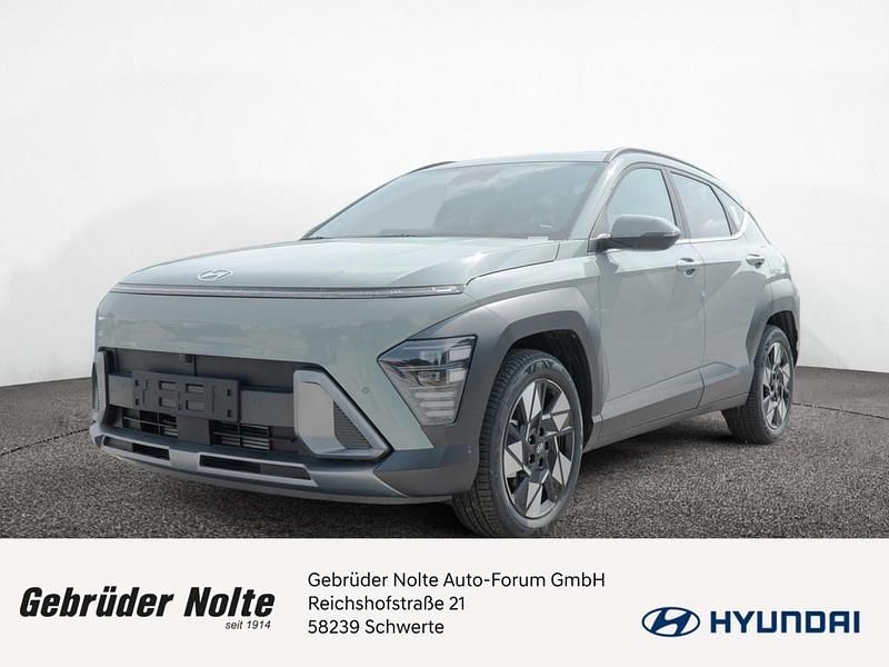 Grün / mirage green Gebraucht 2024 Hyundai Kona Prime SUV | 29.990 € (Teuer) - Bild 1/4