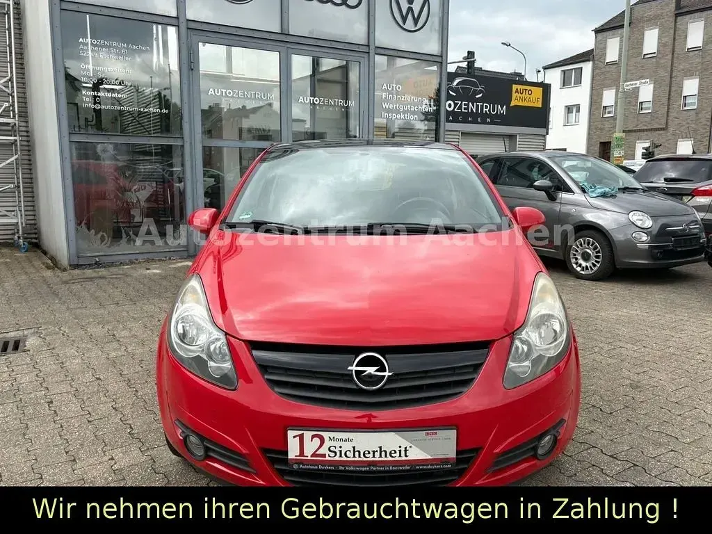 Gebraucht Opel Corsa Color Edition 101 PS (74 kW) 2012 Rot Kleinwagen