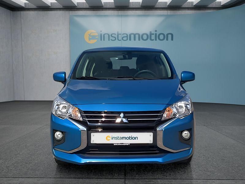 Blau Gebraucht 2021 Mitsubishi Space Star Kleinwagen | 10.099 € (Etwas zu teuer) - Bild 1/4