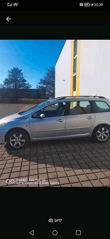 Gebraucht Peugeot 307 90 PS (66 kW) 2007 Silber Kombi