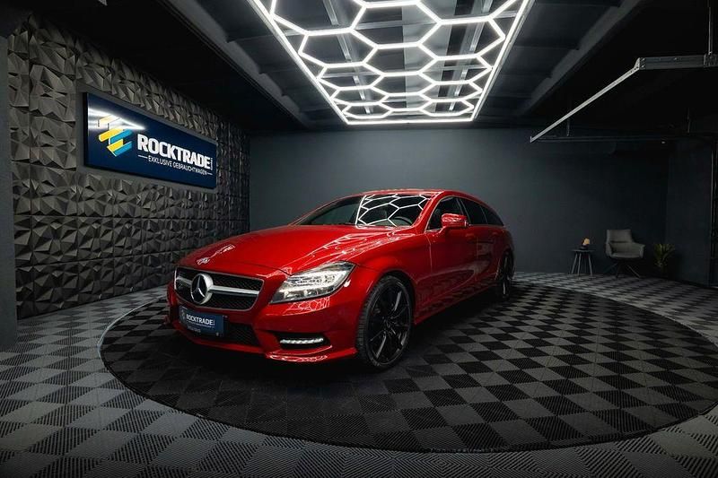 Rot Gebraucht 2014 Mercedes CLS350 Shooting Brake AMG Kombi | 21.990 € (Guter Preis) - Bild 1/4