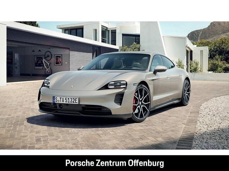 Beige Gebraucht 2022 Porsche Taycan 4S Limousine | 68.390 € (Superpreis) - Bild 1/4