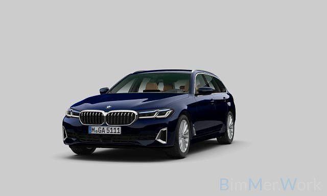 Blau Gebraucht 2021 BMW 530 Luxury Line Limousine | 34.900 € (Guter Preis) - Bild 1/4