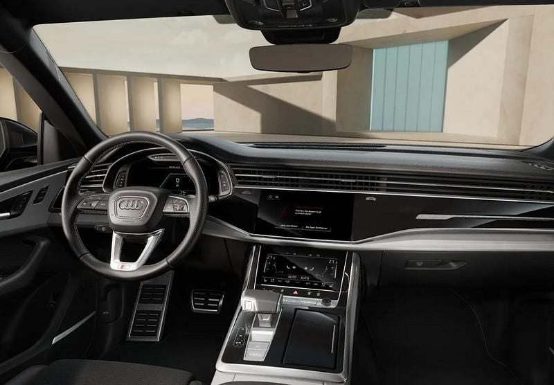 Neu Audi Q8 S-Line 286 PS (210 kW) 2025 Mythosschwarz metallic SUV