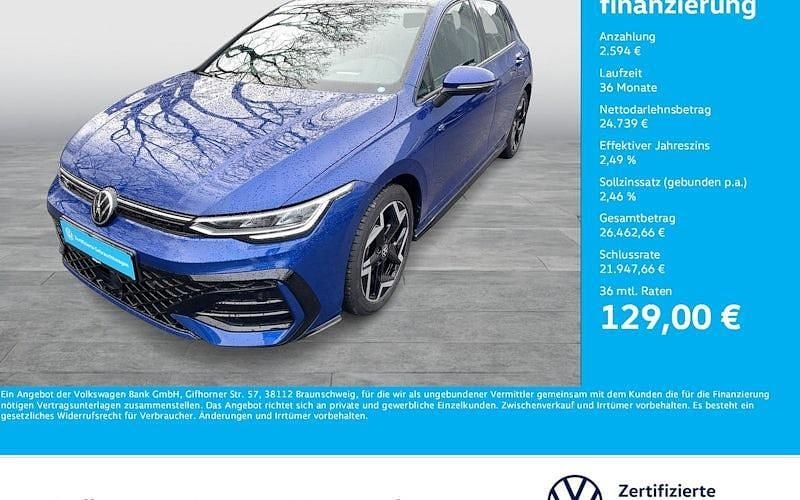 Gebraucht VW Golf VIII R-line 150 PS (110 kW) 2025 Lapiz blue metallic Limousine