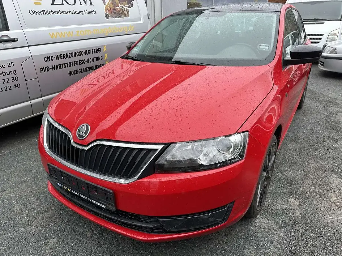 Gebraucht Skoda Rapid Style 105 PS (77 kW) 2014 Corridarot Kleinwagen