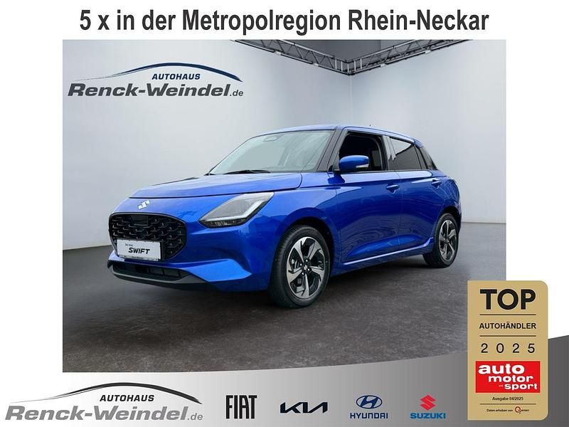 Frontier blue pearl Gebraucht 2024 Suzuki Swift Comfort+ Kleinwagen | 21.989 € - Bild 1/4
