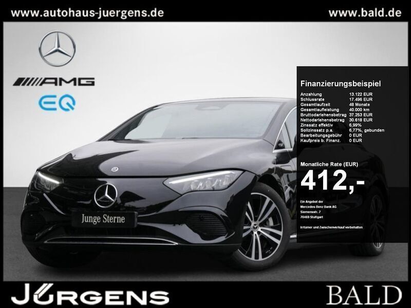 Schwarz Gebraucht 2024 Mercedes EQE300 Electric Art Limousine | 43.750 € (Superpreis) - Bild 1/4