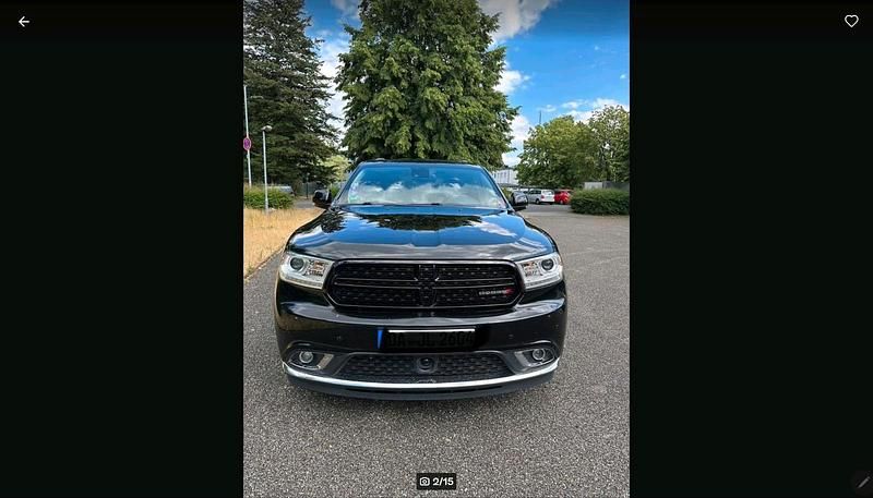 Gebraucht Dodge Durango 300 PS (220 kW) 2017 Schwarz SUV