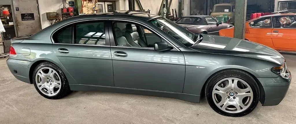 Gebraucht BMW 745 Sport Line 333 PS (244 kW) 2003 Grün Limousine