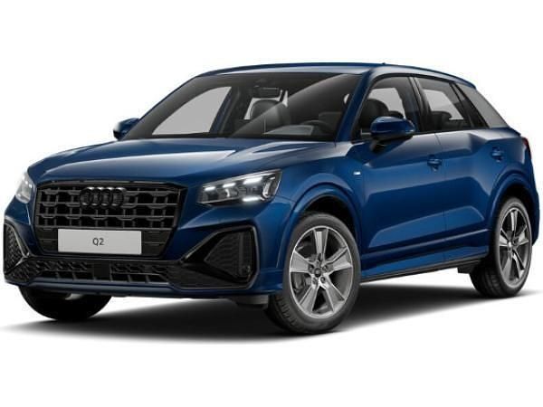 Neu Audi Q2 S-Line 116 PS (85 kW) 2025 Blau (ascariblau metallic) SUV