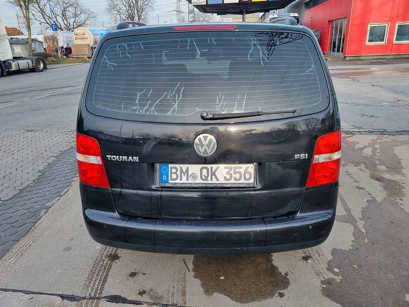 Gebraucht VW Touran Conceptline 102 PS (75 kW) 2005 Schwarz Van / Kleinbus