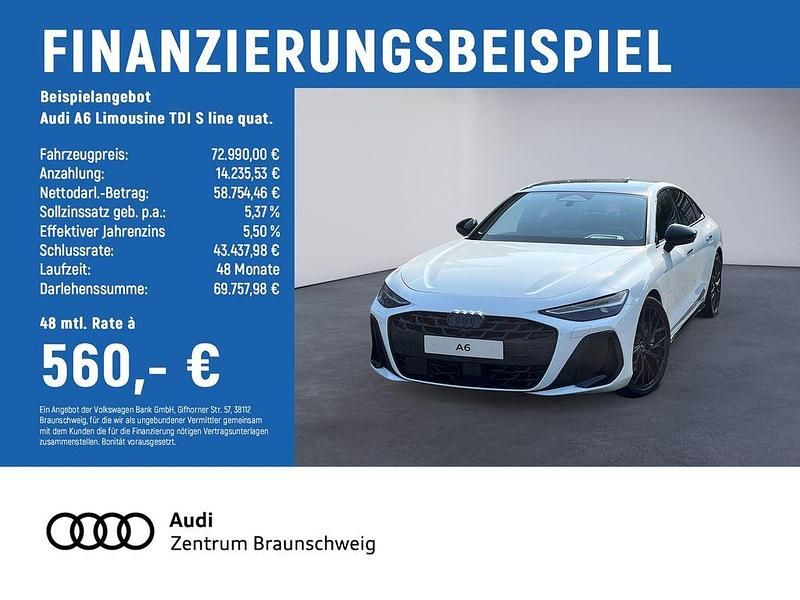 Neu Audi A6 S-Line 204 PS (150 kW) 2026 Weiß Limousine