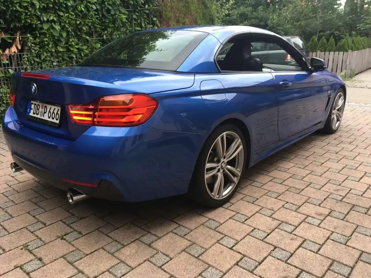 Gebraucht BMW 435 Sport Line 306 PS (225 kW) 2014 Blau Cabrio