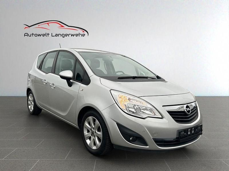 Gebraucht Opel Meriva Edition 101 PS (74 kW) 2010 Silber Van / Kleinbus