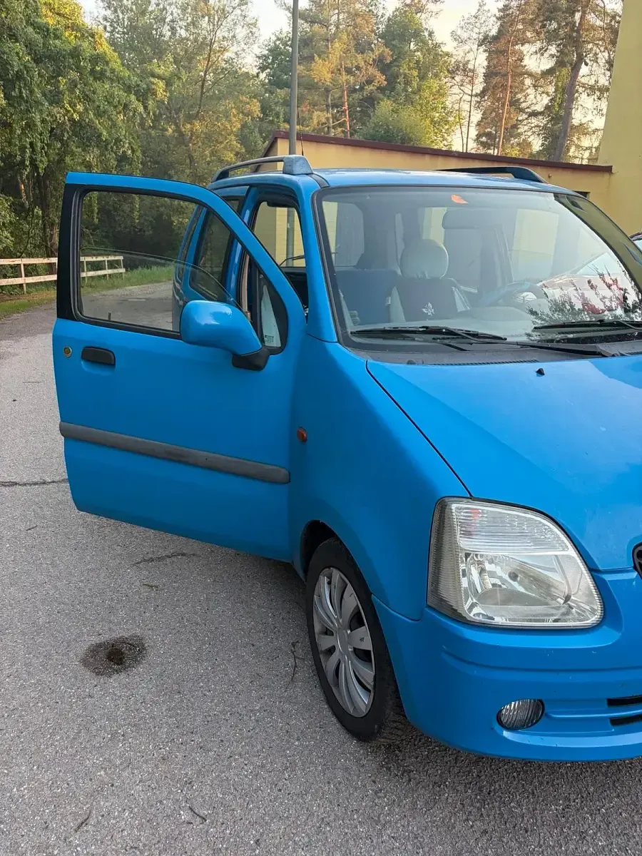 Gebraucht Opel Agila 75 PS (55 kW) 2002 Blau Van / Kleinbus