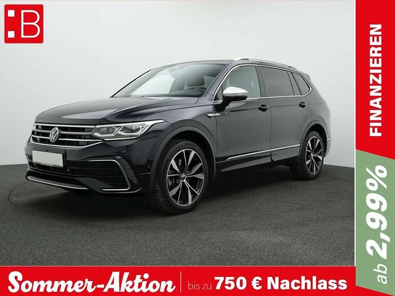 Schwarz Gebraucht 2024 VW Tiguan Allspace R-line SUV | 47.450 € (Etwas zu teuer) - Bild 1/3