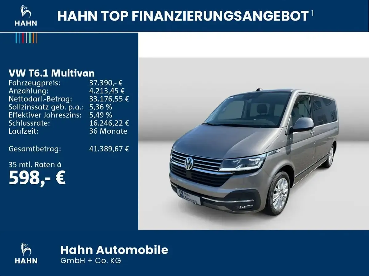 Gebraucht VW Multivan Generation Six 150 PS (110 kW) 2022 Mojave beige metallic Van / Kleinbus