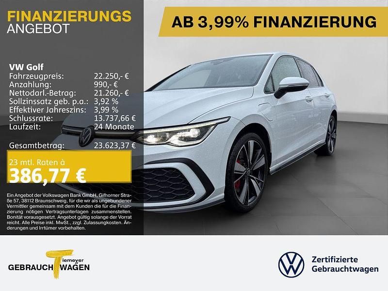 Weiß Gebraucht 2021 VW Golf GTE Limousine | 22.250 € (Fairer Preis) - Bild 1/4
