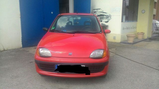 Gebraucht Fiat Seicento 54 PS (39 kW) 2000 Rot Kleinwagen
