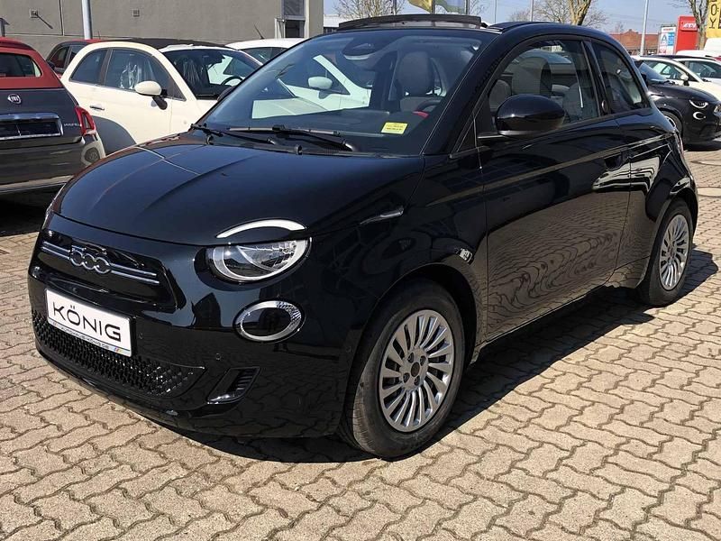 Schwarz Neu 2025 Fiat 500C Red Cabrio | 27.689 € - Bild 1/4
