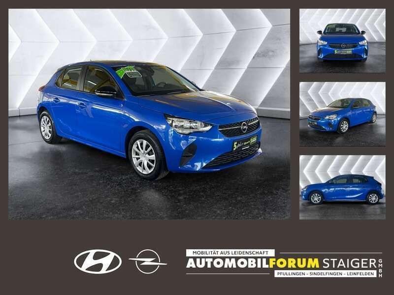 Perl blau/voltaik blau Gebraucht 2022 Opel Corsa Edition Kleinwagen | 12.190 € (Guter Preis) - Bild 1/4