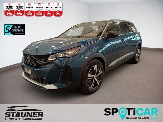 Celebes blau metallic Gebraucht 2024 Peugeot 5008 GT Van / Kleinbus | 27.480 € - Bild 1/4