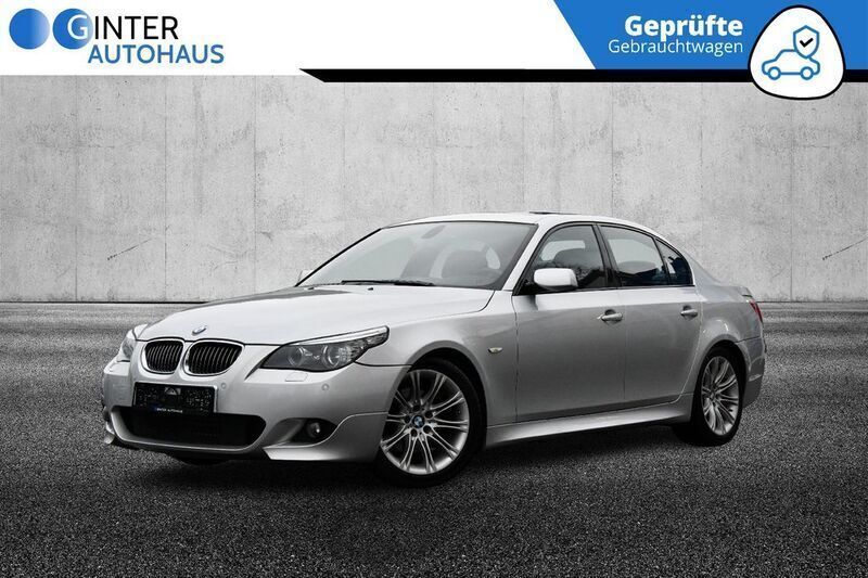 Silber Gebraucht 2009 BMW 525 M Sport Limousine | 13.990 € - Bild 1/4