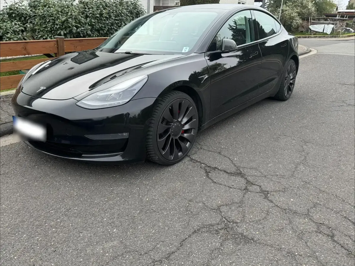 Usado Tesla Model 3 Performance 377 kW (513 CV) 2021 Negro Berlina