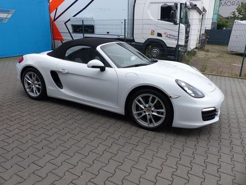 Gebraucht Porsche Boxster Basis 265 PS (194 kW) 2015 Pure white (weiß) Cabrio