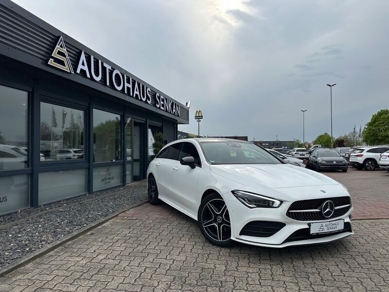 Weiß Gebraucht 2021 Mercedes CLA200 Shooting Brake AMG line Kombi | 19.990 € (Teuer) - Bild 1/4