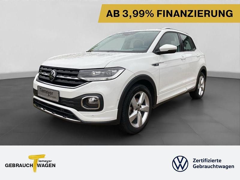 Pure white Gebraucht 2021 VW T-Cross R-line SUV | 19.350 € (Fairer Preis) - Bild 1/4