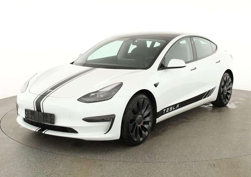 Gebraucht Tesla Model 3 Performance 461 kW (627 PS) 2021 Pearl white multicoat Limousine