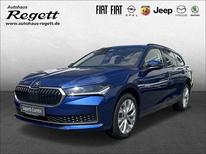 Neu Skoda Superb Selection 150 PS (110 kW) 2025 Blau Kombi