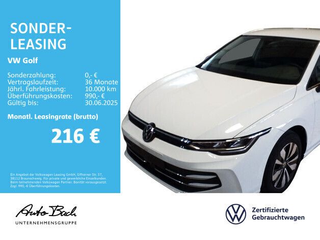 Weiß (pure white) Gebraucht 2024 VW Golf VIII Pro Limousine | 24.470 € (Guter Preis) - Bild 1/4