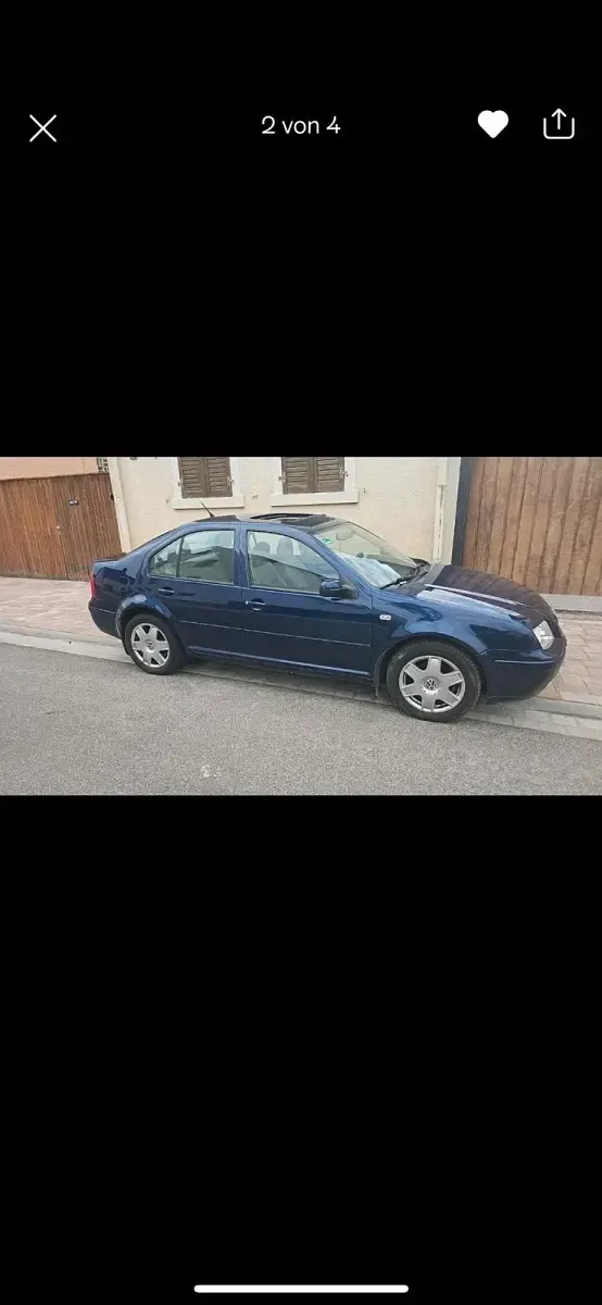 Gebraucht VW Bora 111 PS (81 kW) 2000 Blau Limousine