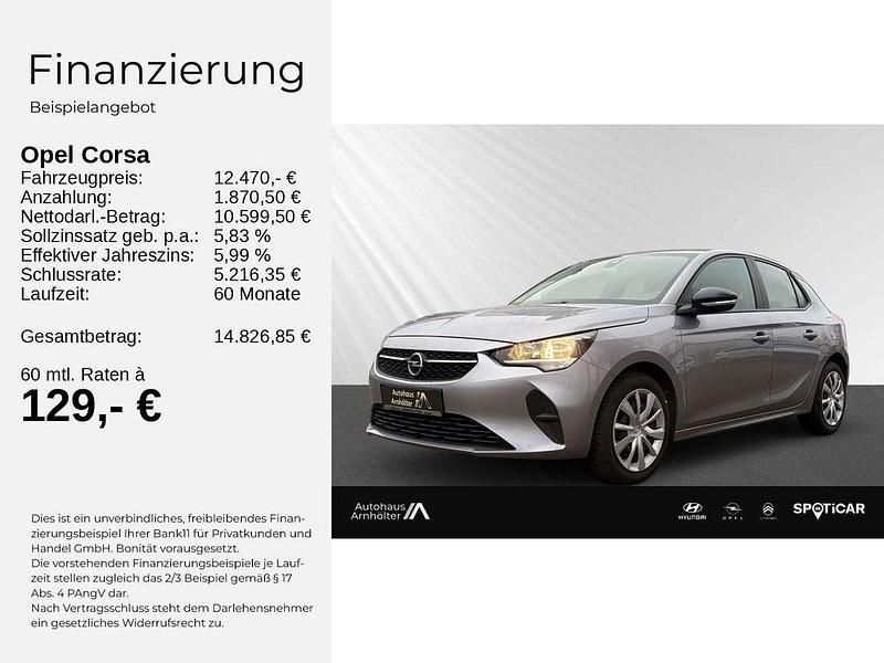 Gebraucht Opel Corsa Edition 101 PS (74 kW) 2021 Grau Limousine