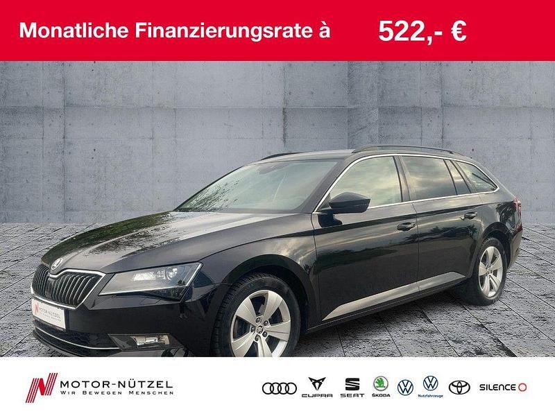 Schwarz Gebraucht 2018 Skoda Superb Ambition Kombi | 23.430 € (Etwas zu teuer) - Bild 1/4