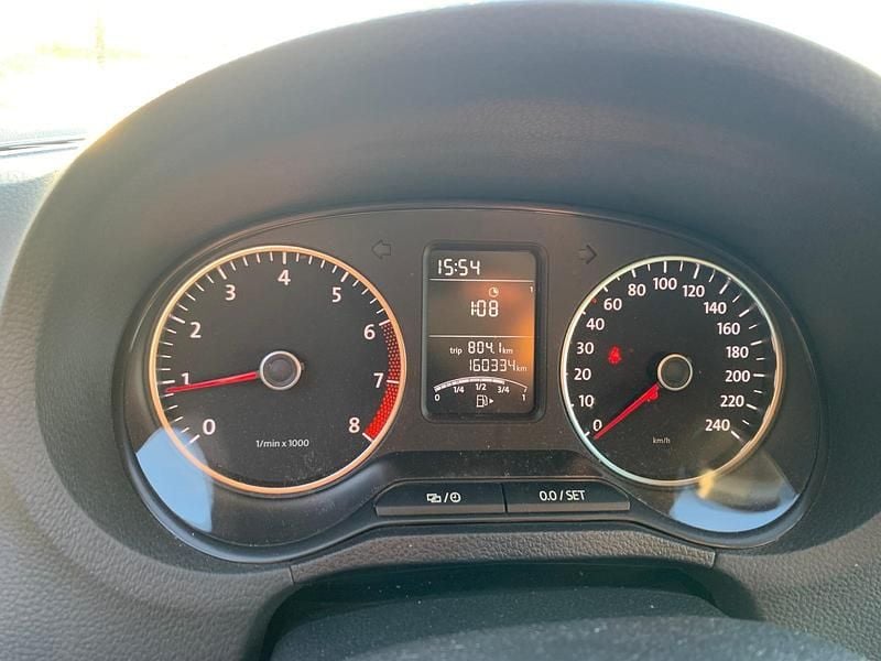 Gebraucht VW Polo Trendline 70 PS (51 kW) 2013 Rot Kleinwagen