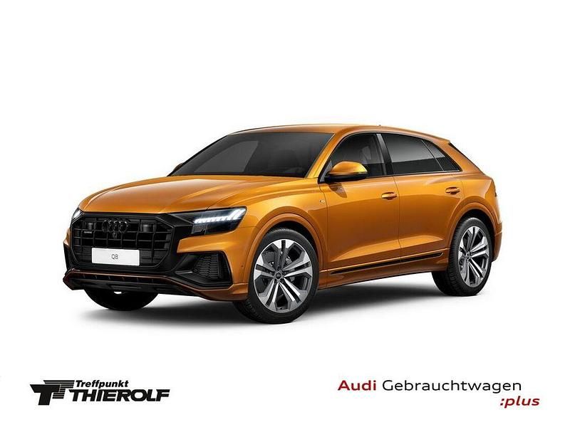 Gebraucht Audi Q8 S-Line 286 PS (210 kW) 2023 Orange SUV