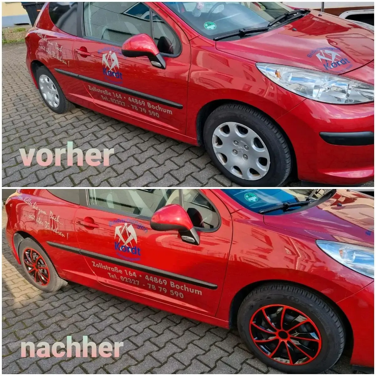 Gebraucht Peugeot 207 Tendance 88 PS (64 kW) 2007 Rot Kleinwagen