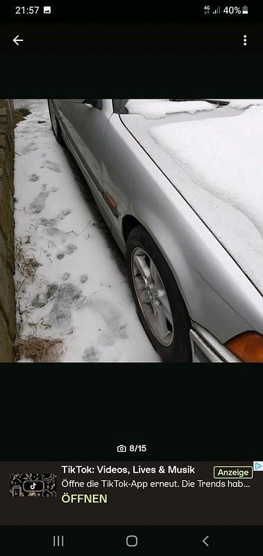 Gebraucht BMW 316 102 PS (75 kW) 1998 Silber