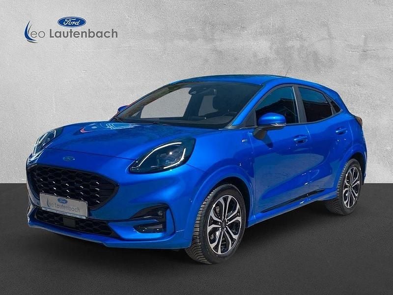 Blau Gebraucht 2021 Ford Puma Gen-E ST-Line SUV | 17.900 € (Fairer Preis) - Bild 1/4