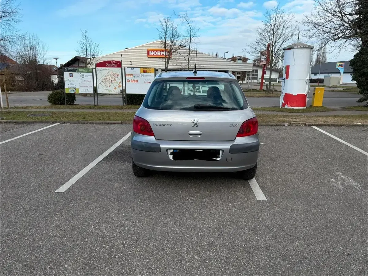 Gebraucht Peugeot 307 109 PS (80 kW) 2003 Silber Kleinwagen