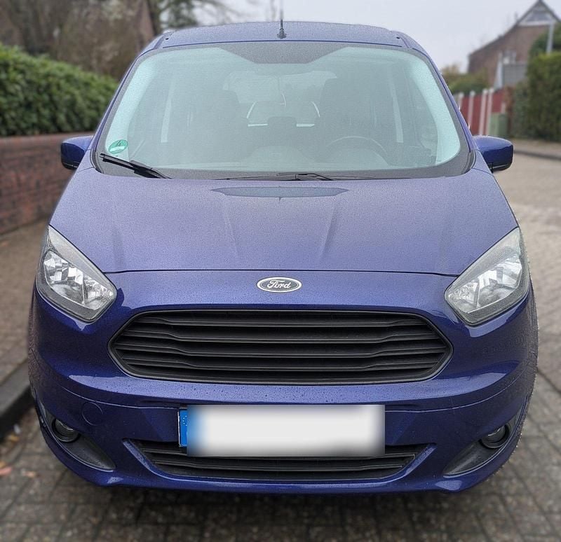 Gebraucht Ford Tourneo Courier 101 PS (74 kW) 2017 Blau Van / Kleinbus