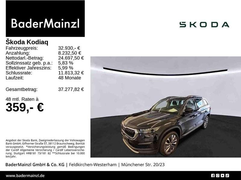 Blackmagic perleffekt Gebraucht 2022 Skoda Kodiaq Ambition SUV | 32.930 € (Guter Preis) - Bild 1/3